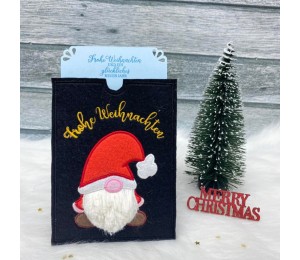 Stickserie - Weihnachtswichtel Satin Appli